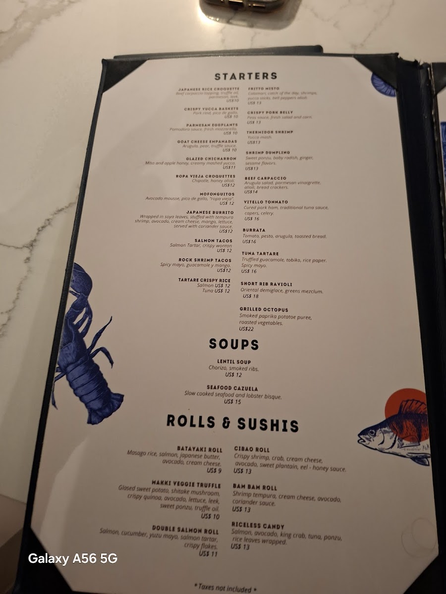 Menu Noah Marina-8