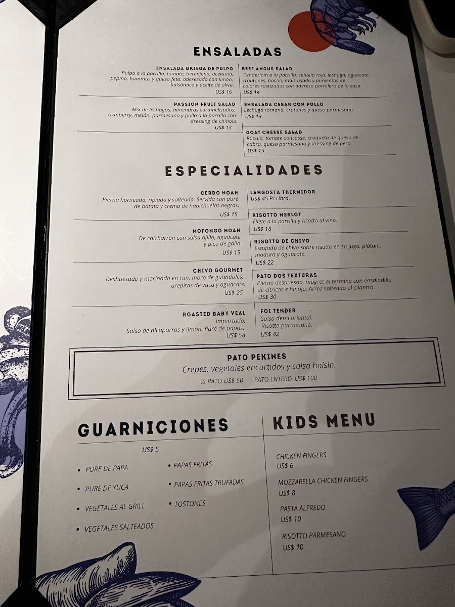 Menu Noah Marina-9